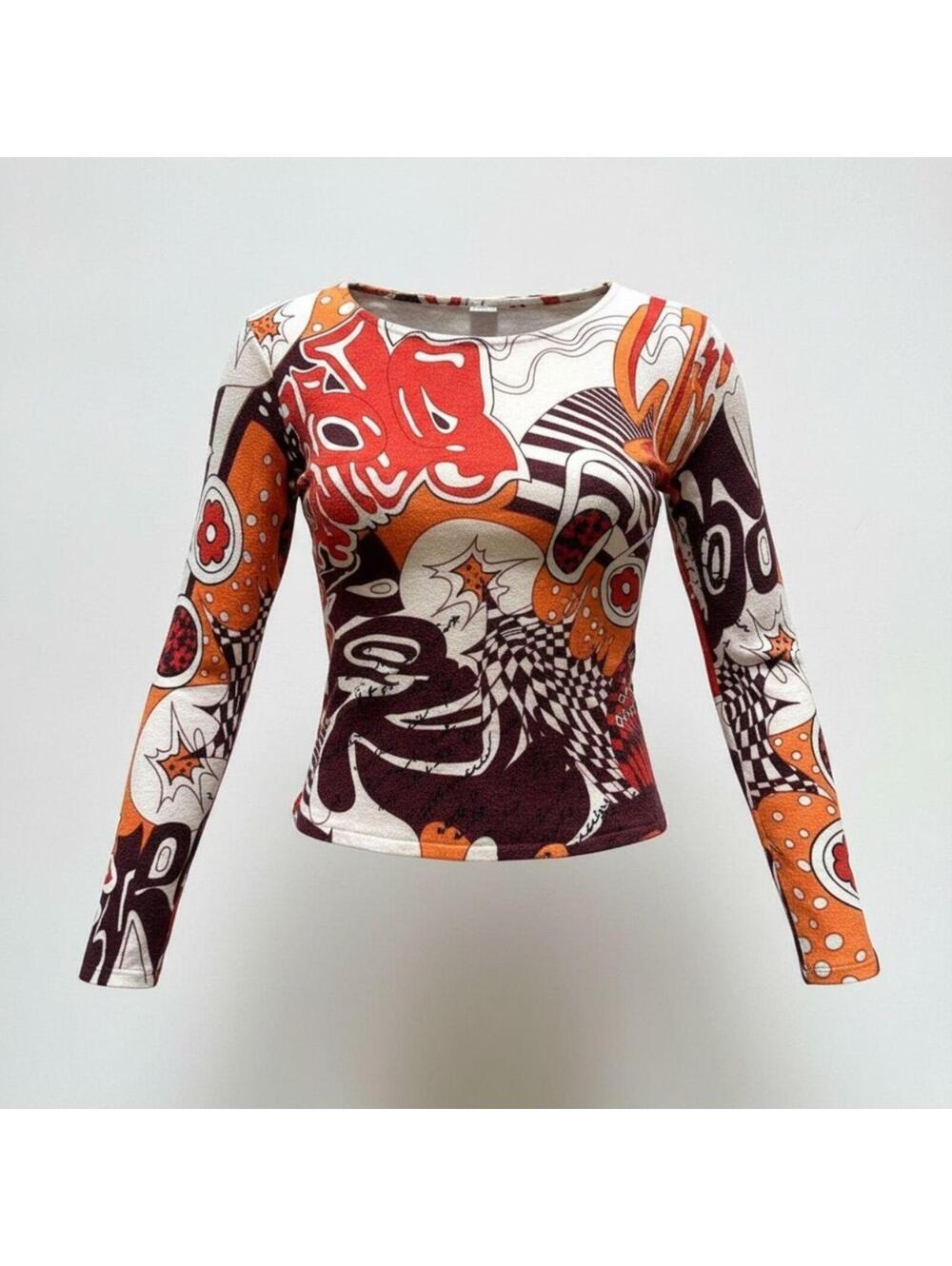 Misis Early 2000s long sleeves knit top